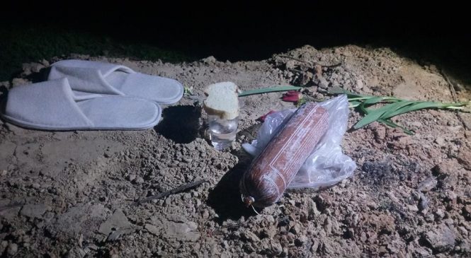 «Он хотел уничтожить парк»: активисты соорудили могилу в запорожском сквере