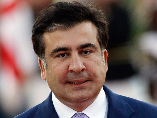 Возвращение Саакашвили в Украину. Полиция остановила колонну добровольцев Семенченко