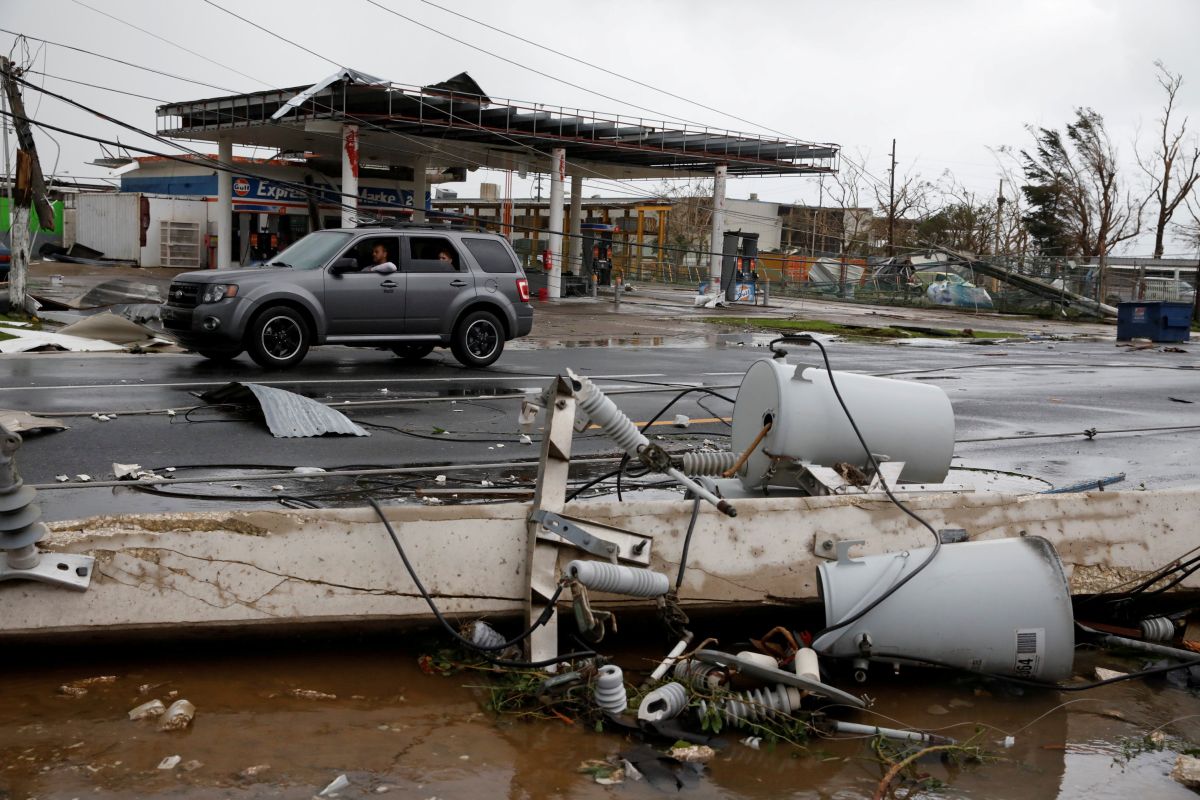 Ураган «Мария» окончательно разрушил Пуэрто-Рико