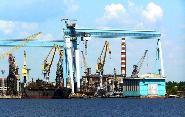 Николаевский судостроительный завод остановил работу