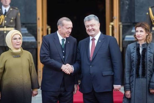 Президент Турции прибыл в Киев