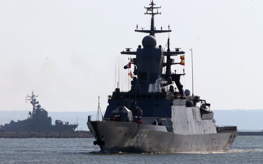 Возле границы Латвии замечен корабль российских военных