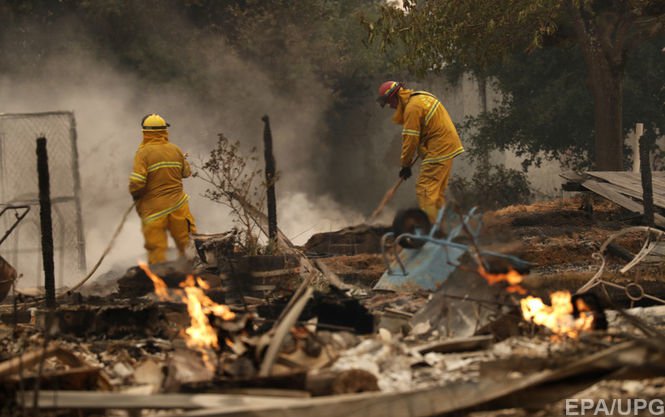 В Калифорнии лесные пожары : 23 человека погибли, сотни пропали безвести