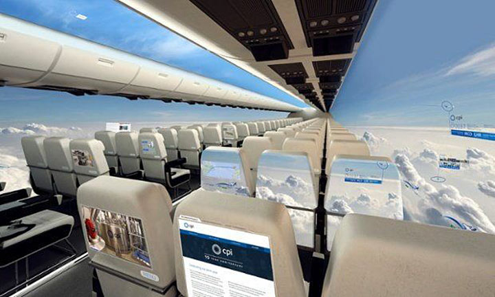 Создан самолет будущего: Пассажиры будут находиться среди облаков