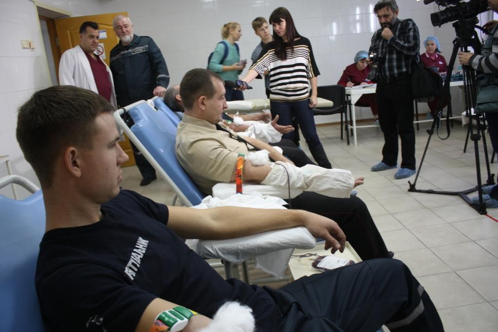 Запорожские спасатели присоединились к социальному проекту «В капле крови – спасение жизни»