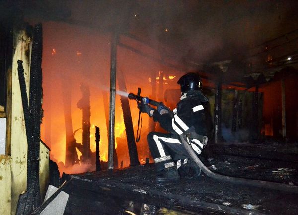 В Запорожье горела хозяйственная постройка: службе спасения удалось ликвидировать пожар
