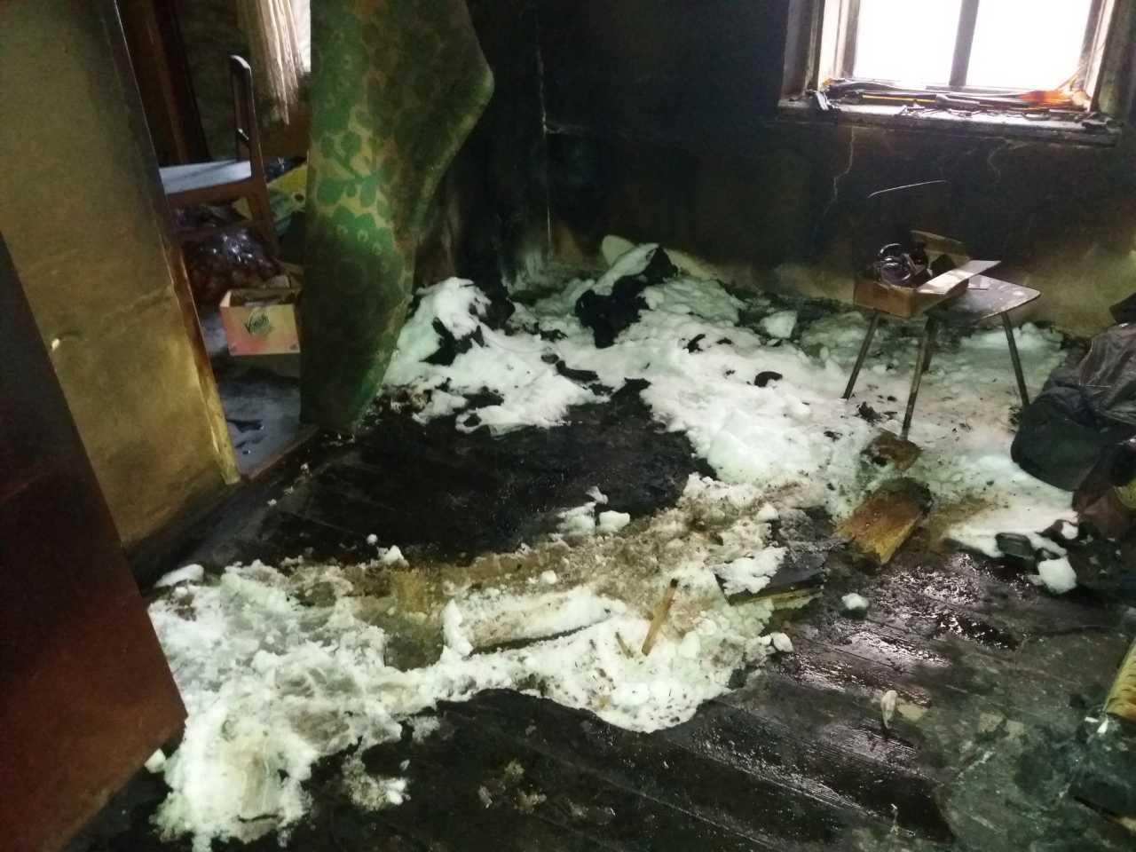 В Запорожье в результате пожара погиб хозяин дома