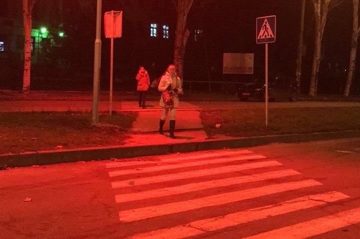 В Запорожье появилась улица красных фонарей