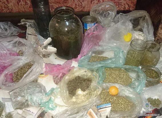 В Запорожье у бывшего осужденного нашли наркотики на 350 тысяч гривен