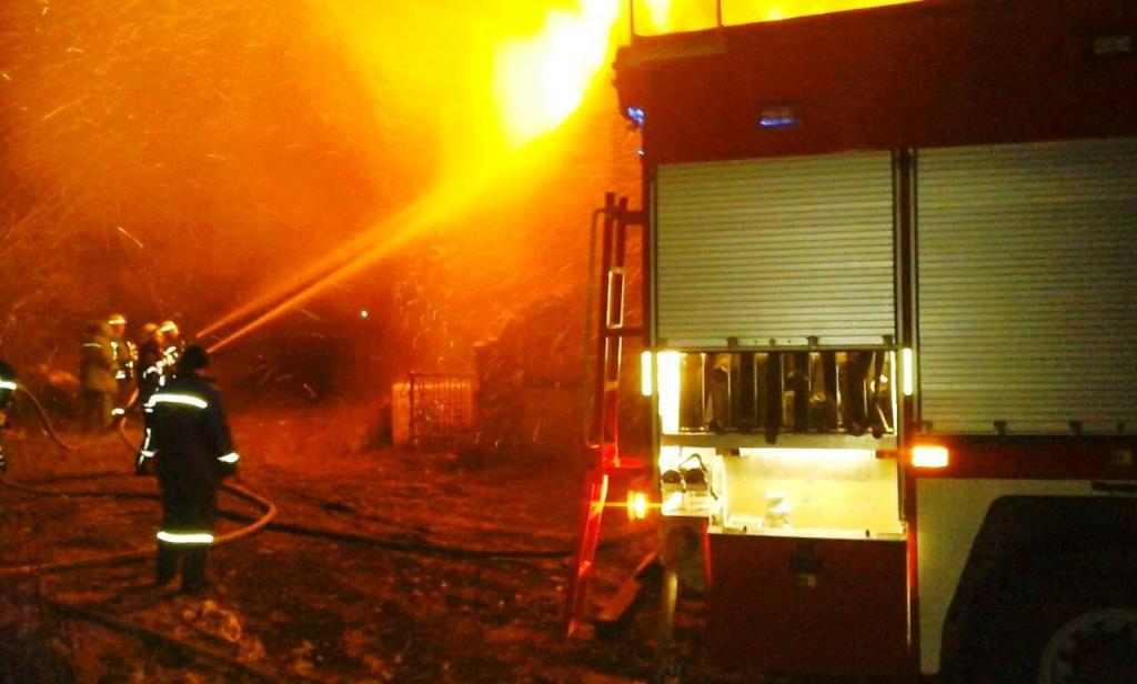 В сеть попали фото масштабного пожара в пригороде Запорожья