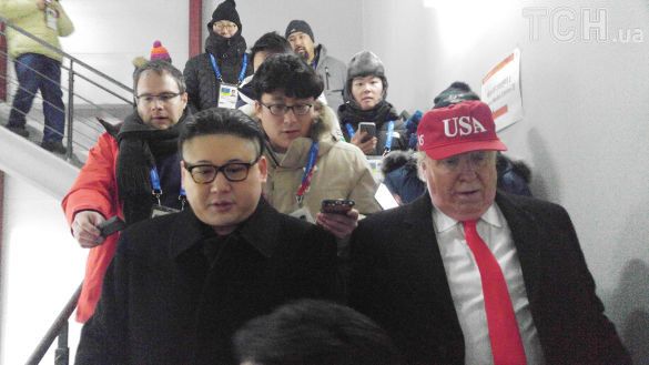 Двойников Трампа и Ким Чен Ына на открытии Олимпиады выгнали со стадиона, – ФОТО