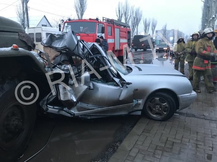 Автокатастрофа в Мелитополе: Погиб водитель «Mercedes»