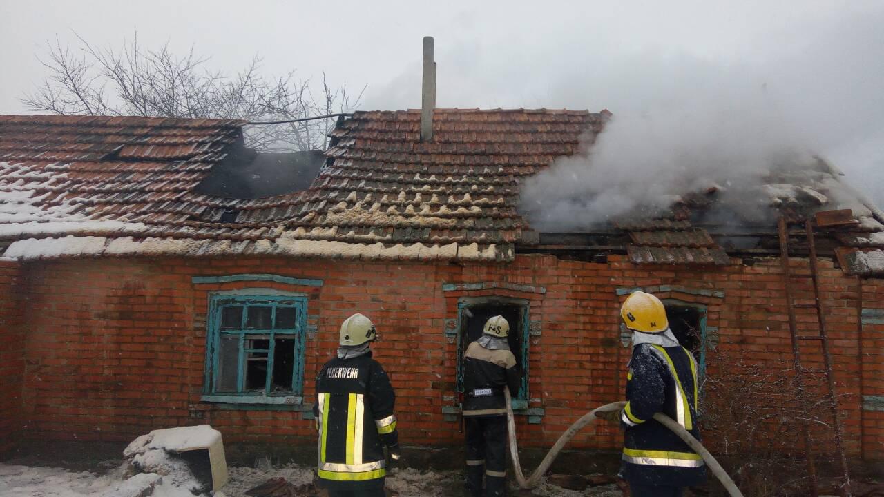 В Запорожской области сгорел частный дом  – ФОТО