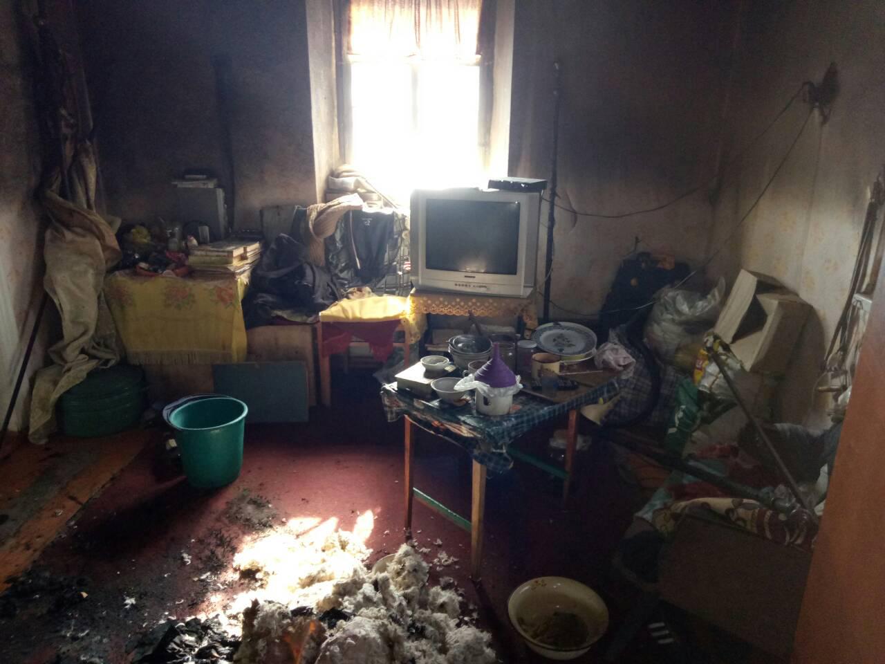 В Запорожской области во время пожара пострадал мужчина