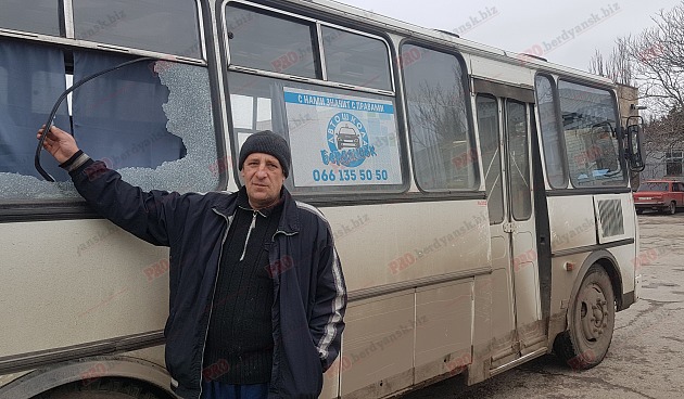 В Запорожской области расстреляли пассажирский автобус, – ВИДЕО, ФОТО