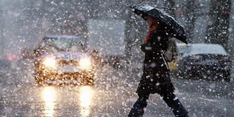 САД предупреждает водителей! В Запорожской области ожидается мокрый снег и морозы