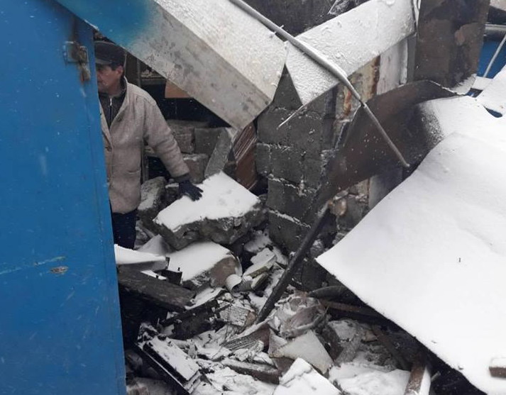 Взрыв котла в Днепрорудном: хозяйку едва не похоронила рухнувшая стена
