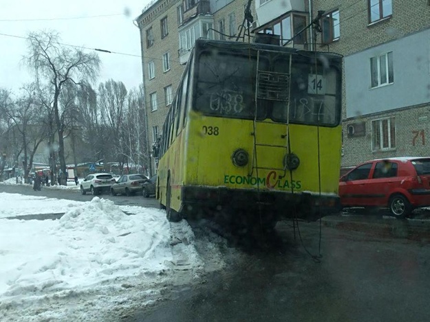 За день в Запорожье сломались 11 троллейбусов