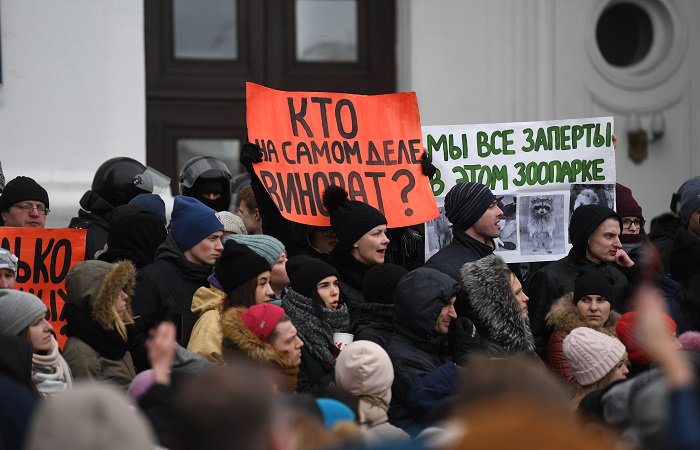 Трагедия в Кемерово:  Местные жители требуют от Путина наказать виновных