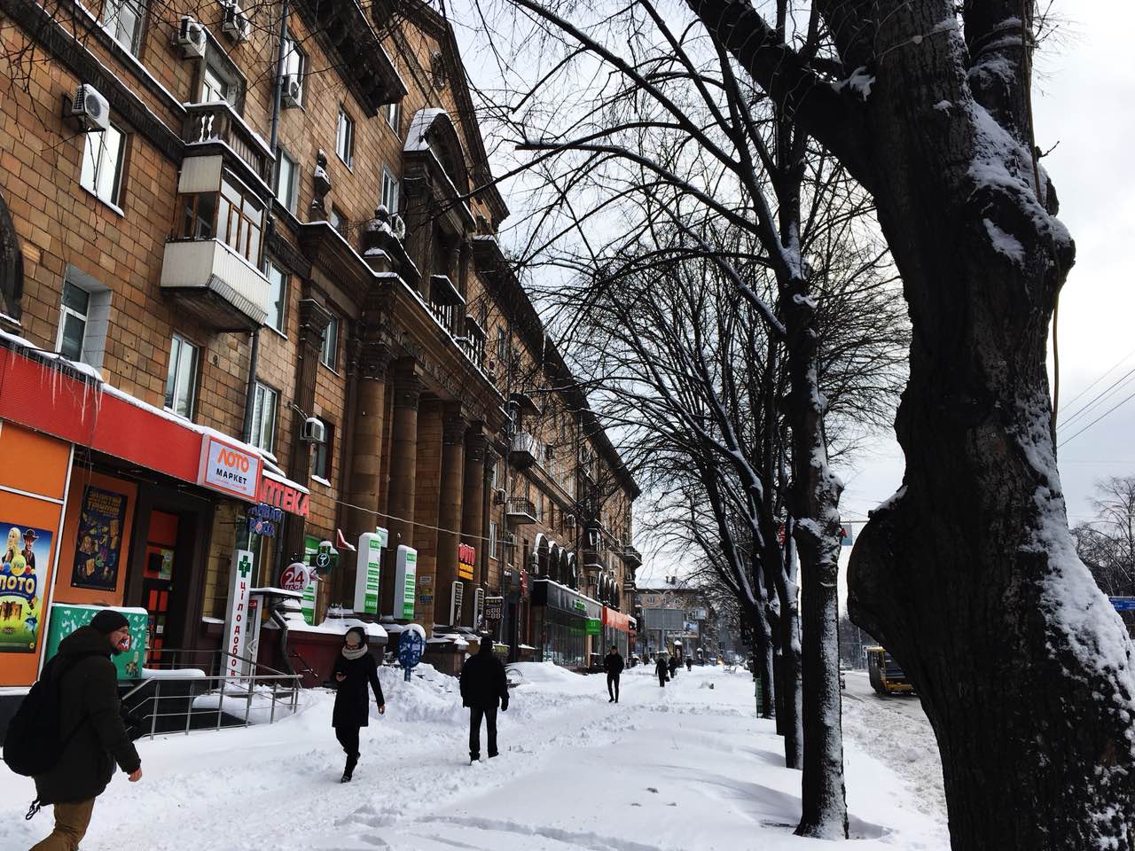 В Запорожье пришла зима: в течение недели ожидается снег и мороз