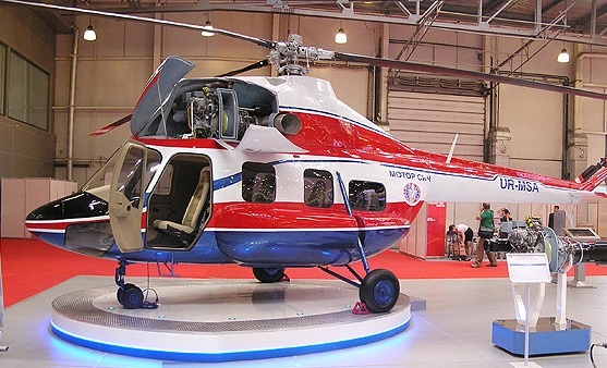 В Запорожье испытали новый вертолет