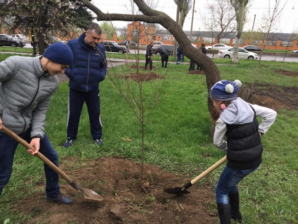 В запорожском парке к годовщине Геноцида армян высадят более ста деревьев
