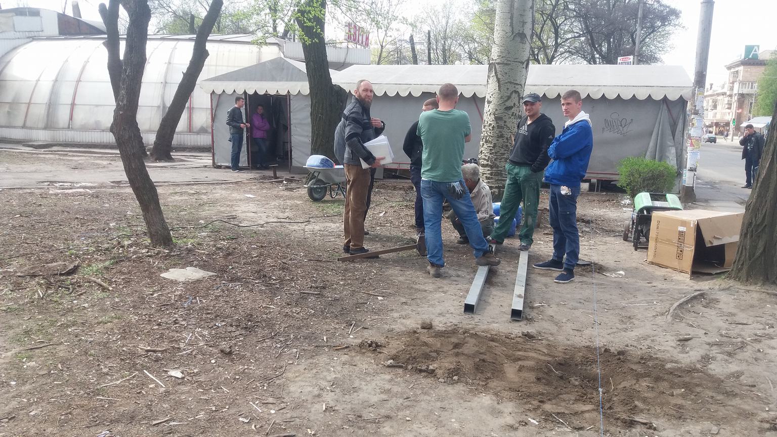 Депутат считает незаконным решение исполкома Запорожского горсовета о вырубке деревьев в парке в центре города
