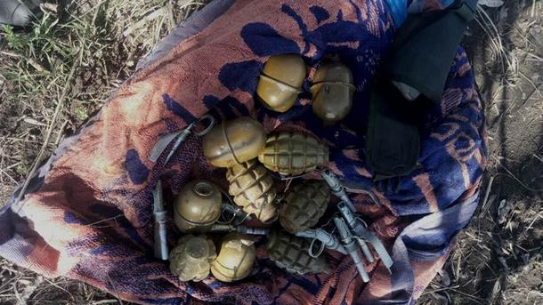 В Запорожской области обнаружена партия гранат