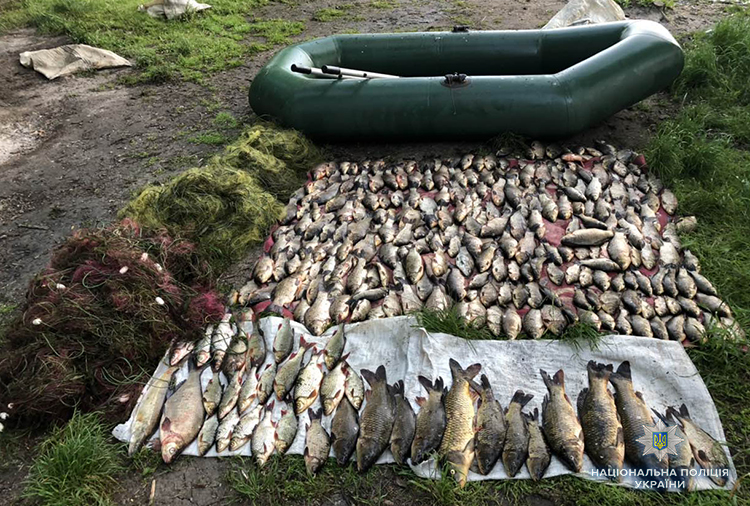 В Запорожской области браконьерский улов потянул на 11 тыс.гривен: злоумышленник задержан (фото)