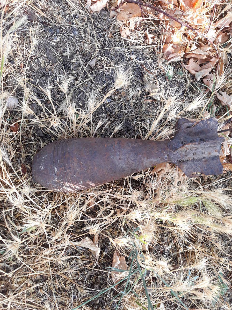 В Запорожской области изъяли и уничтожили мину и гранату