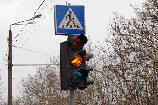 В Запорожской области на светофоре появились камеры наблюдения