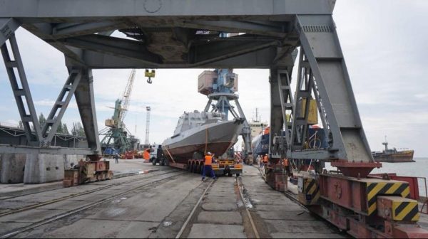 В порт Бердянска прибыл бронекатер Военно-морских сил Украины (Фото)