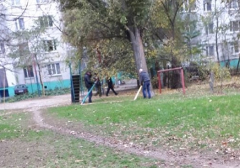 У Запорізькій області невідомі намагалися викрасти футбольні ворота
