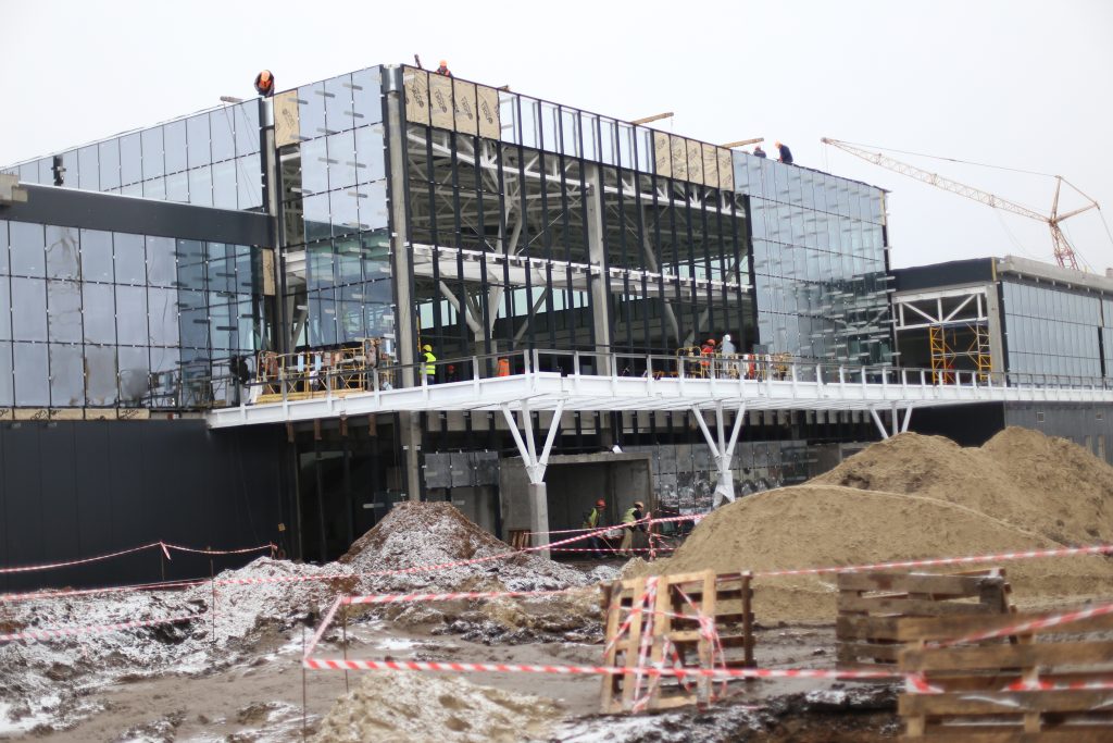 Будівництво нового терміналу запорізького аеропорту. 14 грудня 2018 року