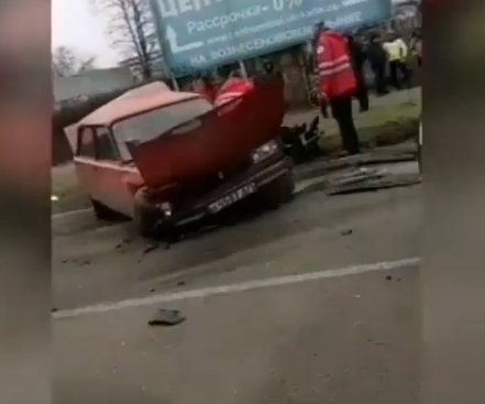 В ДТП на Набережной в Запорожье пострадали два человека