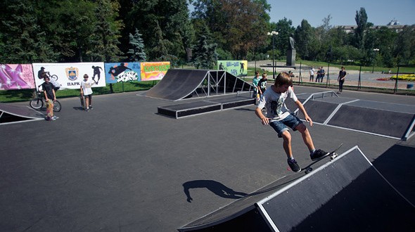В Запорожье предлагают построить бетонный скейт-парк