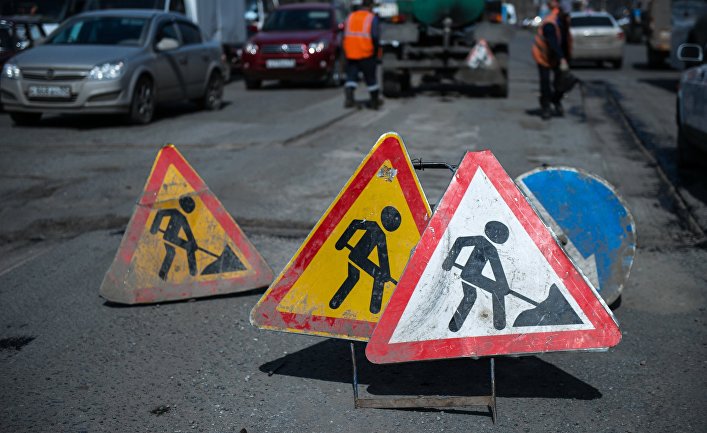 В Запорожской области идет ямочный ремонт дорог