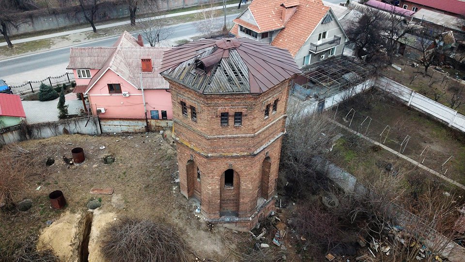100-летняя водонапорная башня в Запорожье – в списке вновь выявленных объектов культурного наследия
