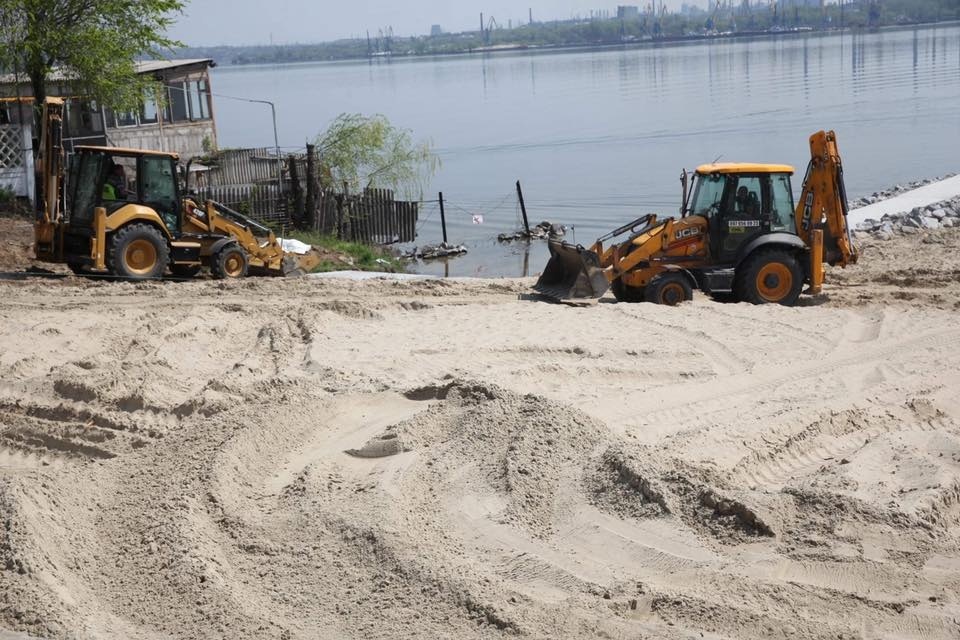Запорізький пляж на Правому березі відреконструюють до літа