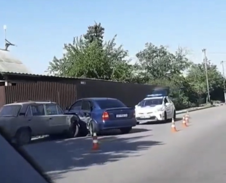 В Запорожье на Сикорского – очередное ДТП (Фото)