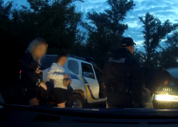 В Запорожье за пьяным водителем Audi гнались полицейские (Видео)