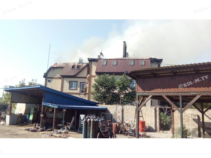 В Запорожской области в элитном месте отдыха произошел пожар (видео)