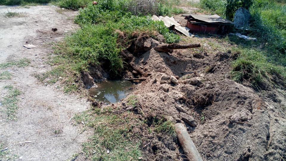 В Запорожской области база отдыха сливает фекальные воды на территорию природно-заповедного фонда (Фото, видео)