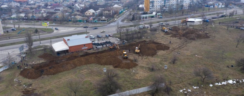 На запорожском курорте снова произошла авария на коллекторе (ВИДЕО)