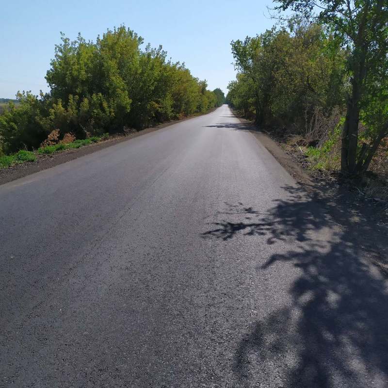 В нескольких районах Запорожской области завершён ремонт дорог (ФОТО)
