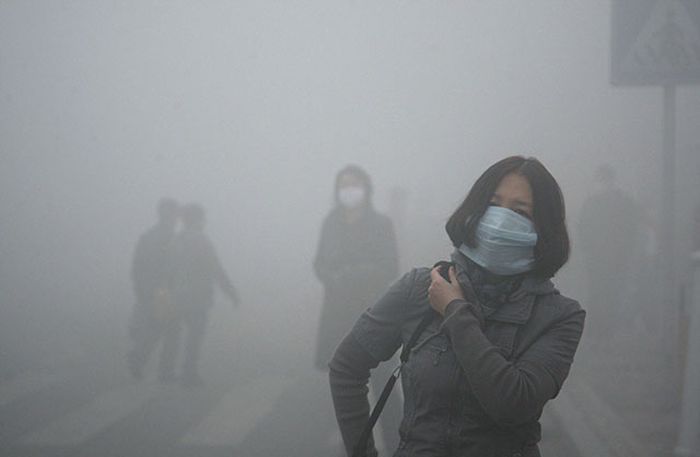 Экоактивисты бьют тревогу: туман прибивает дым от сожженой листвы и заводские выбросы к земле (ФОТО)