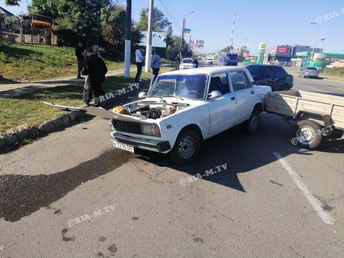 В Запорожской области пьяный водитель врезался в легковушку (ФОТО)