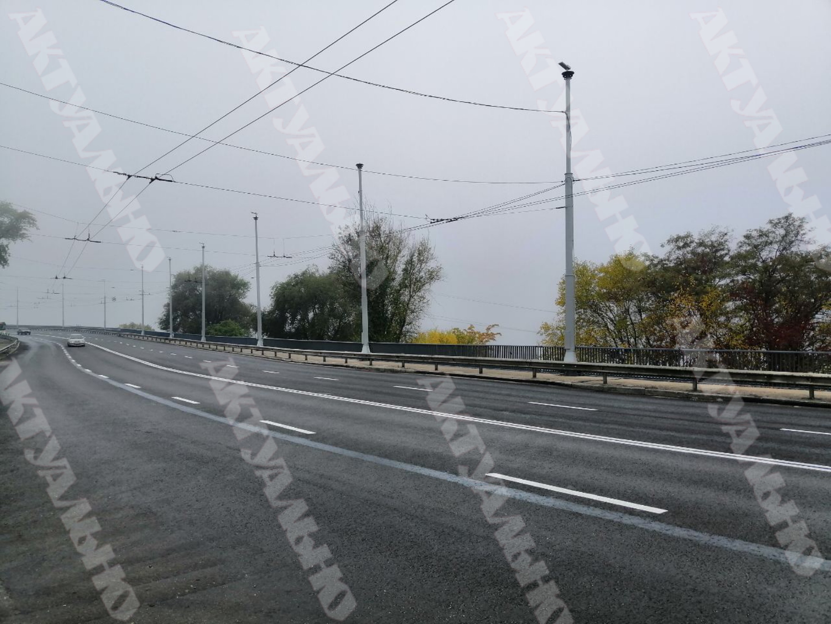 Ремонт дороги на ДнепроГЭС в Запорожье: проезд грузовиков, стоимость, срок эксплуатации (ФОТО)