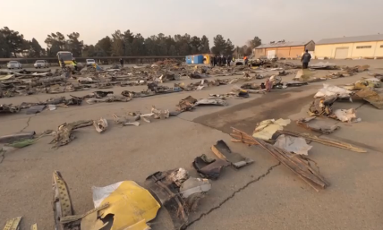 Спасатели показали работы на месте крушения украинского самолета (ВИДЕО)