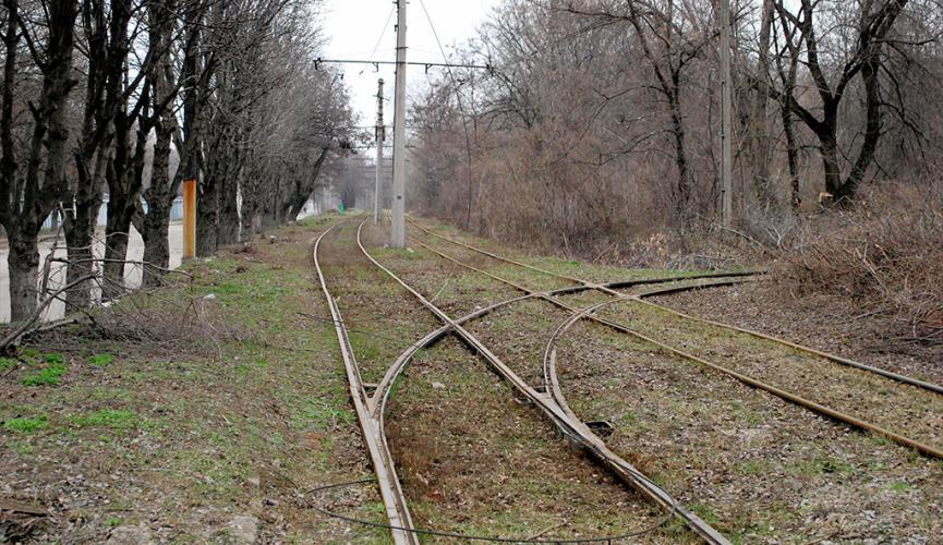В Запорожье украли трамвайные троллеи под напряжением 600 вольт